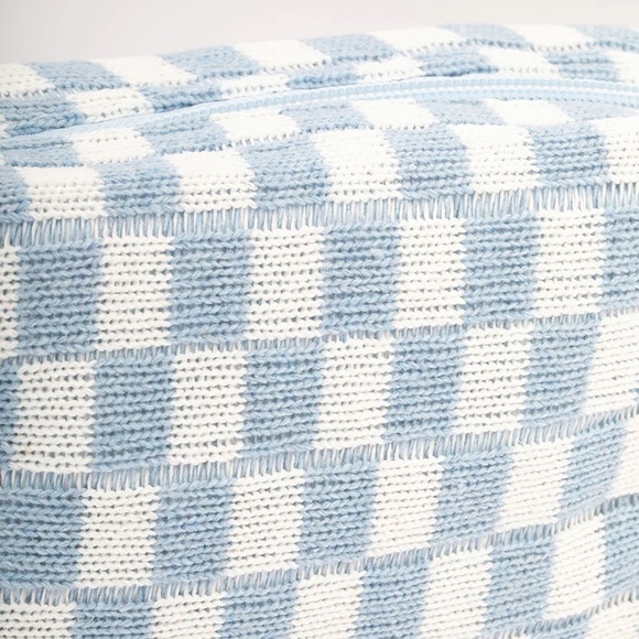 Blue Checkered Cosmetic Case | NWT - Picture 3 of 8